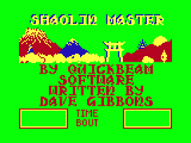 Title screen from the game