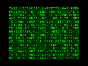 Dragon32UsersClubToolkit Screenshot02.png
