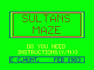 SultansMaze Screenshot01.png