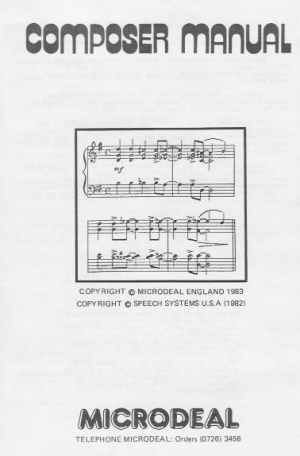 Manual cover page