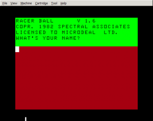 Title screen