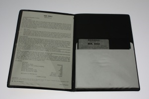Mr Dig diskette inlay