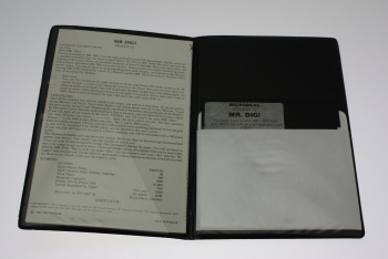 Mr Dig diskette inlay