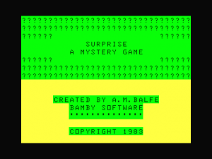 Titleimage from the game